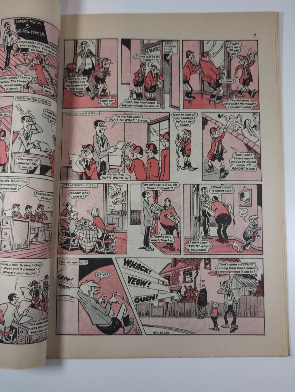 Nutty Comic Featuring Bananaman Issue No. 241 Sept 22nd 1984  Vintage Comic