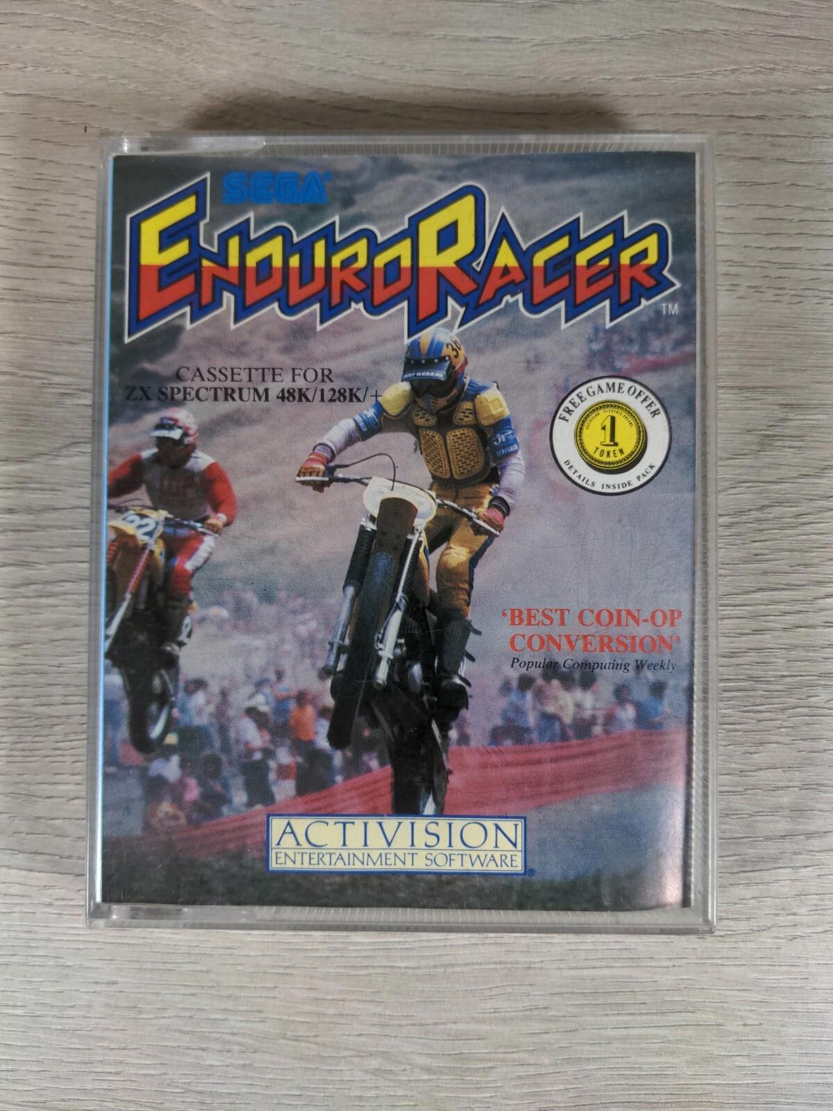Enduro Racer ZX Spectrum 48K 128K Game Cassette Activision Tested & Working