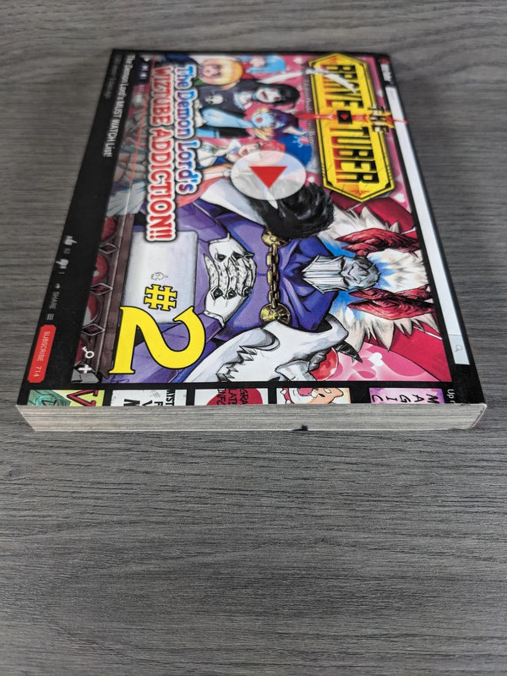 The Brave-Tuber Vol. 2 by Takahito Oosaki Manga Paperback Book 2020 - Retrorama UK