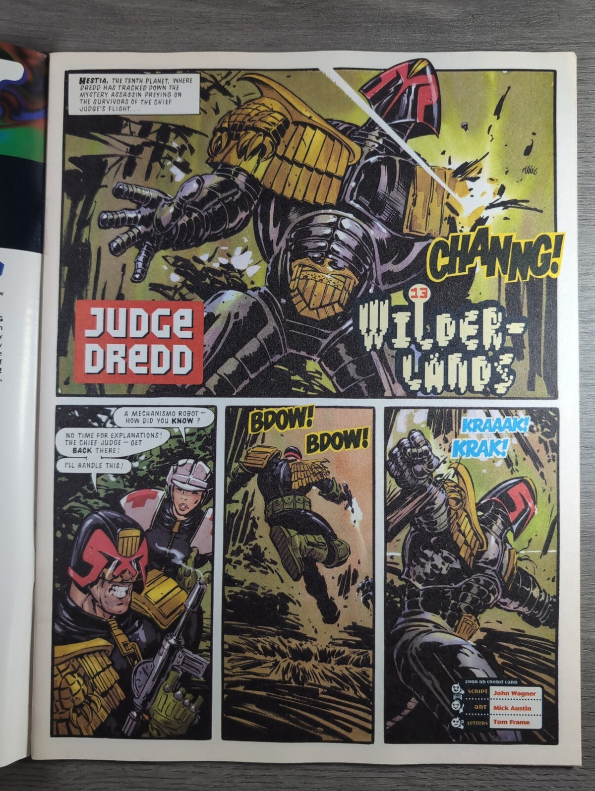 2000AD Prog 912 Featuring Judge Dredd Comic 4th Nov 1994 Vintage Retro Comic