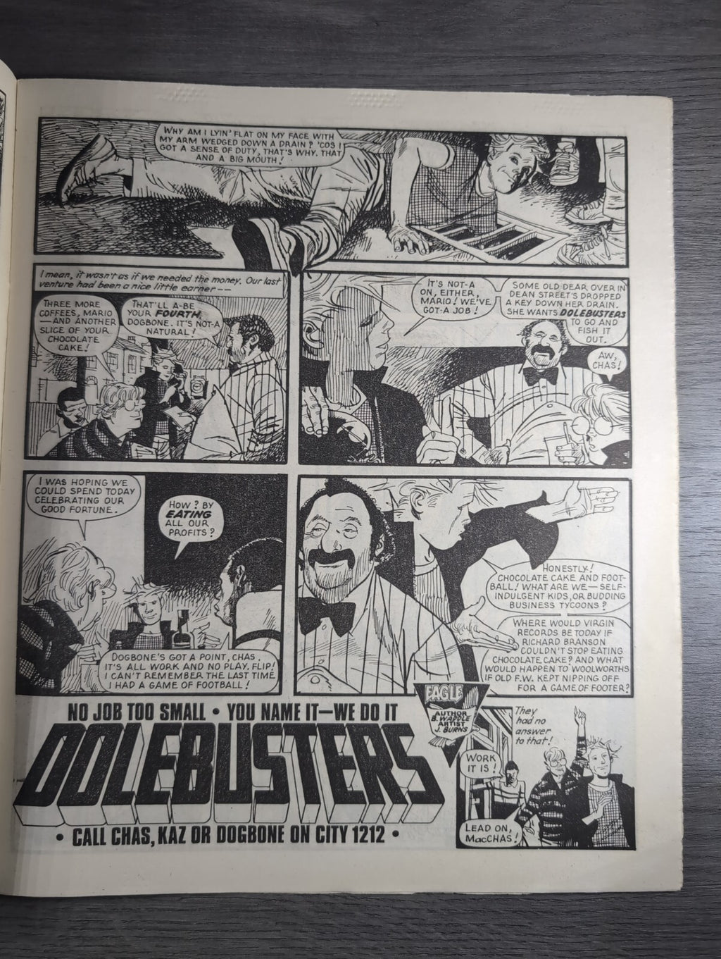 Eagle Comic Issue No. 247 13th December 1986 Vintage Retro UK Comic