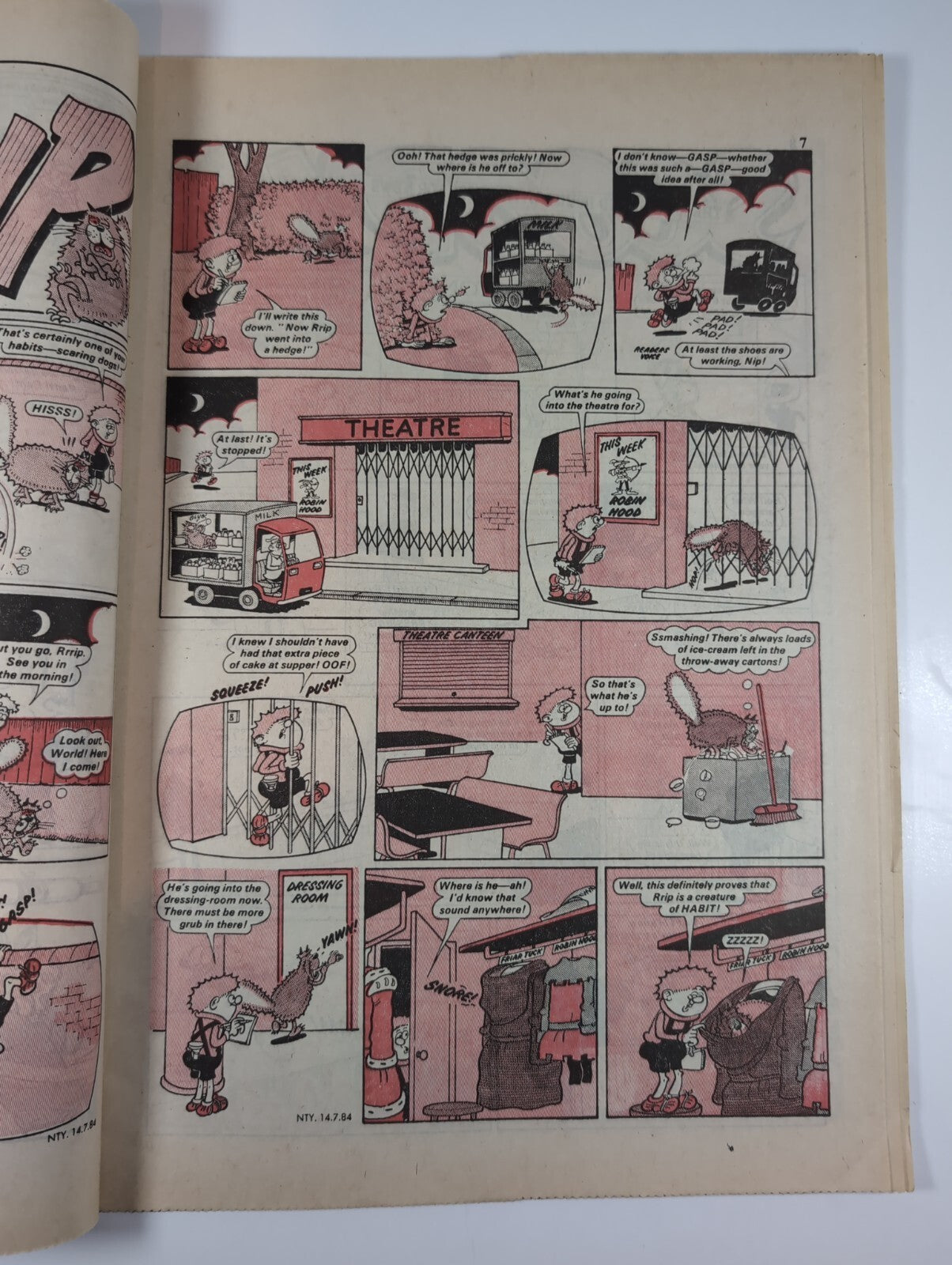 Nutty Comic Featuring Bananaman Issue No. 231 Jul 14th 1984  Vintage Retro Comic