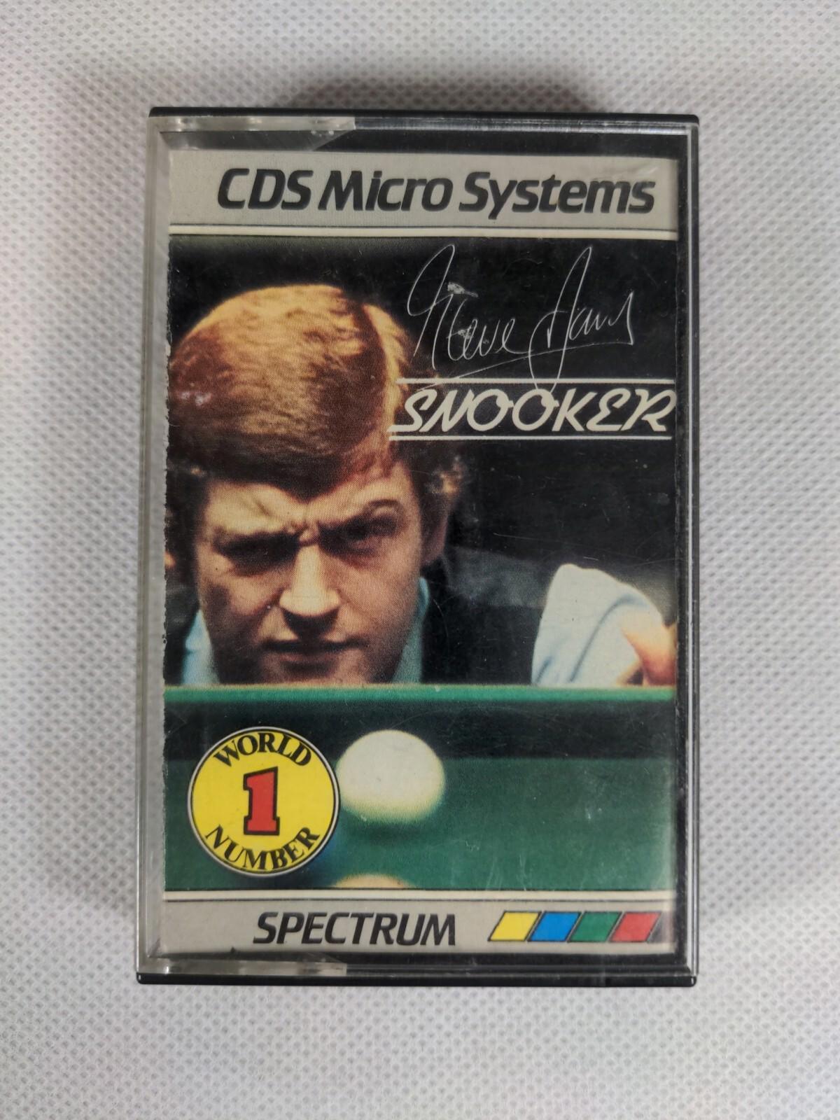 Steve Davis Snooker ZX Spectrum 48K 128K Game Cassette Tested & Working