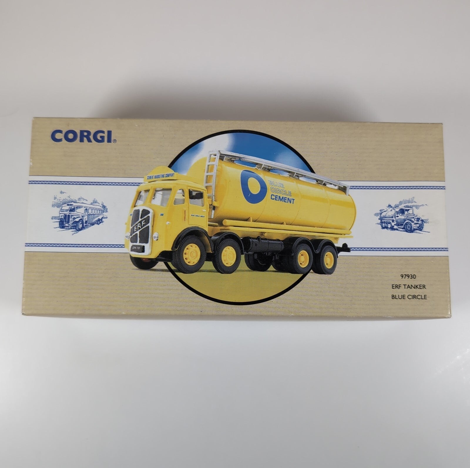 Corgi Classic Road Transport 97930 ERF Tanker Blue Circle Die-Cast Model