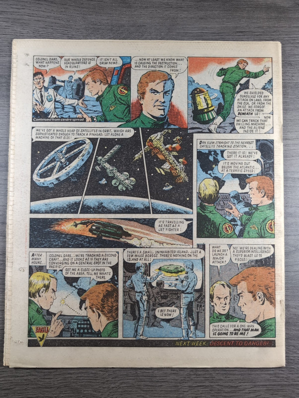 Eagle Comic Issue 7th July 1984 Vintage Retro UK Comic