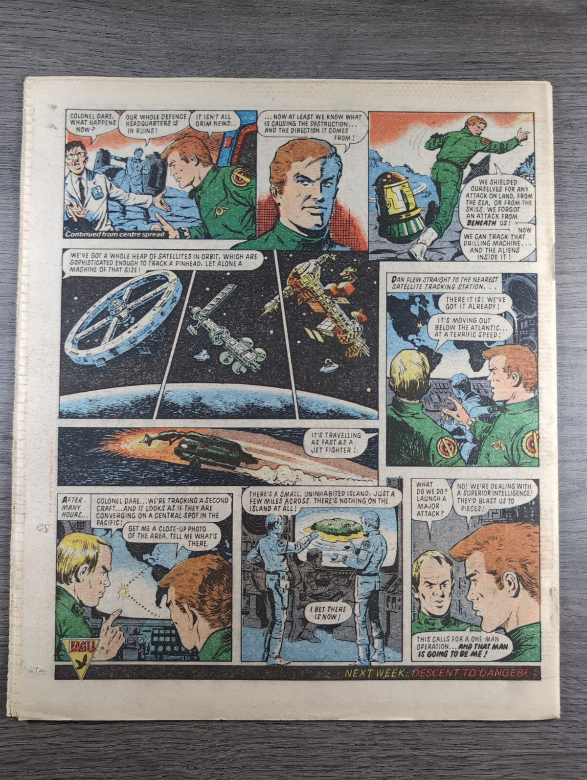 Eagle Comic Issue 7th July 1984 Vintage Retro UK Comic