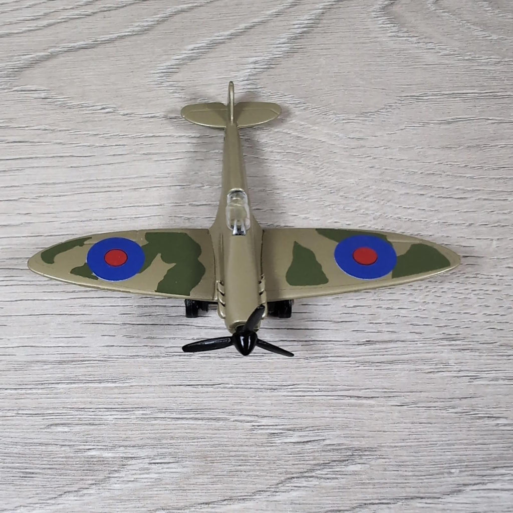 Tonka Polistil Spitfire and 2 x Hurricane Die-Cast Model Military Aircraft