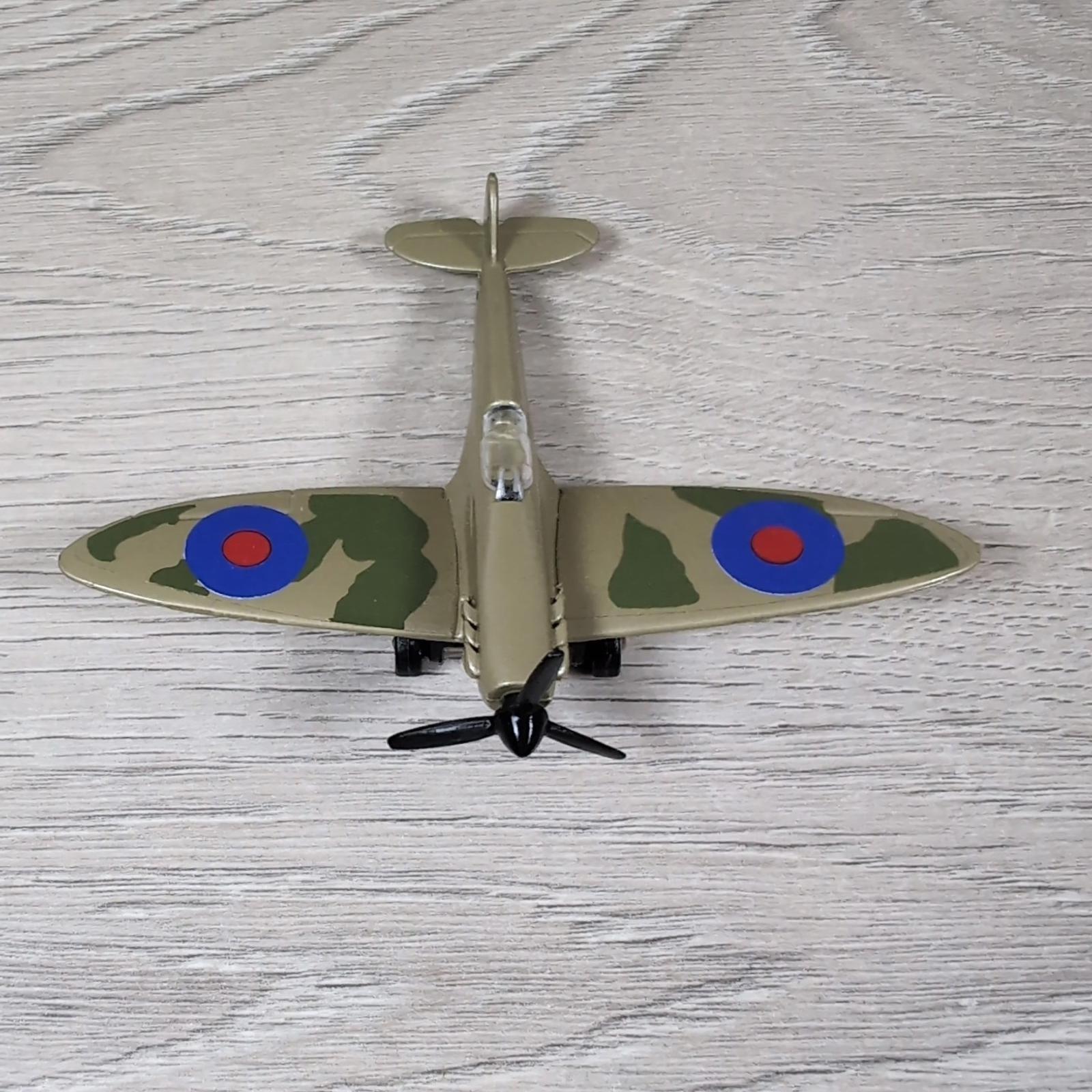 Tonka Polistil Spitfire and 2 x Hurricane Die-Cast Model Military Aircraft