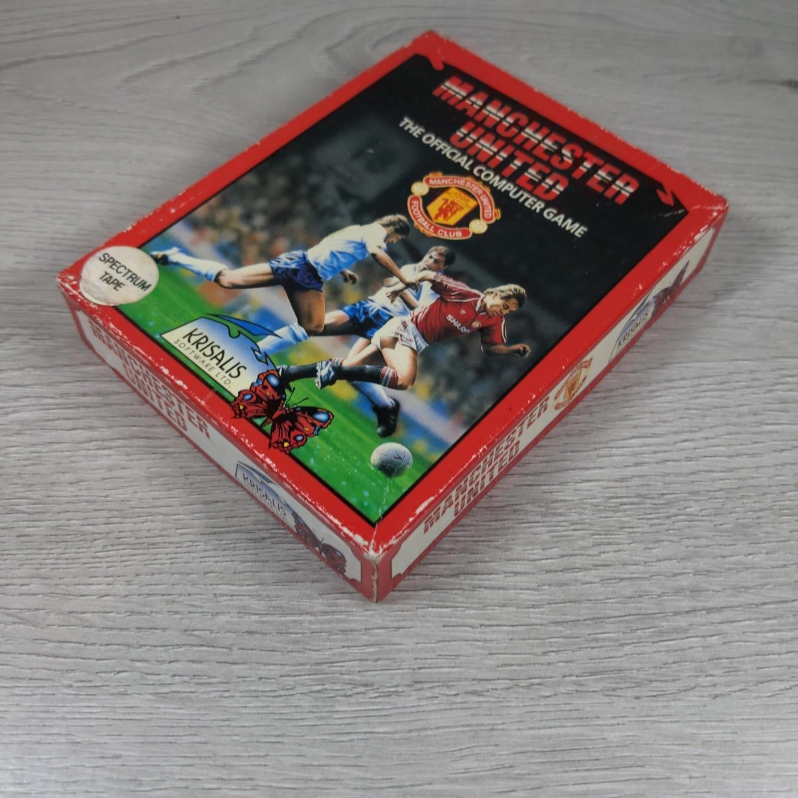 Manchester United ZX Spectrum 48K 128K Football Game Cassette Tested & Working