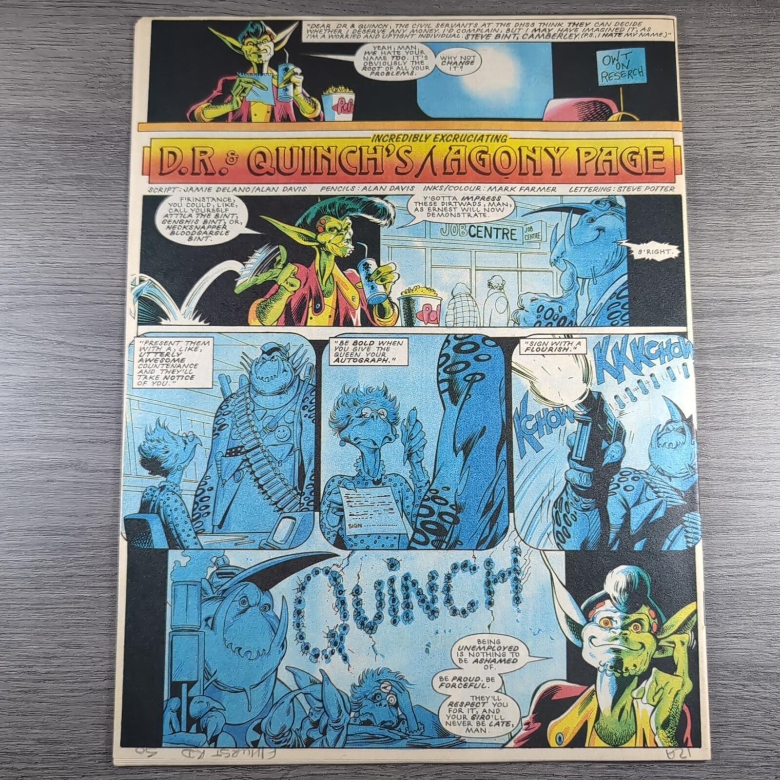2000AD Prog 532 Featuring Judge Dredd 25th July 1987 Vintage Comic