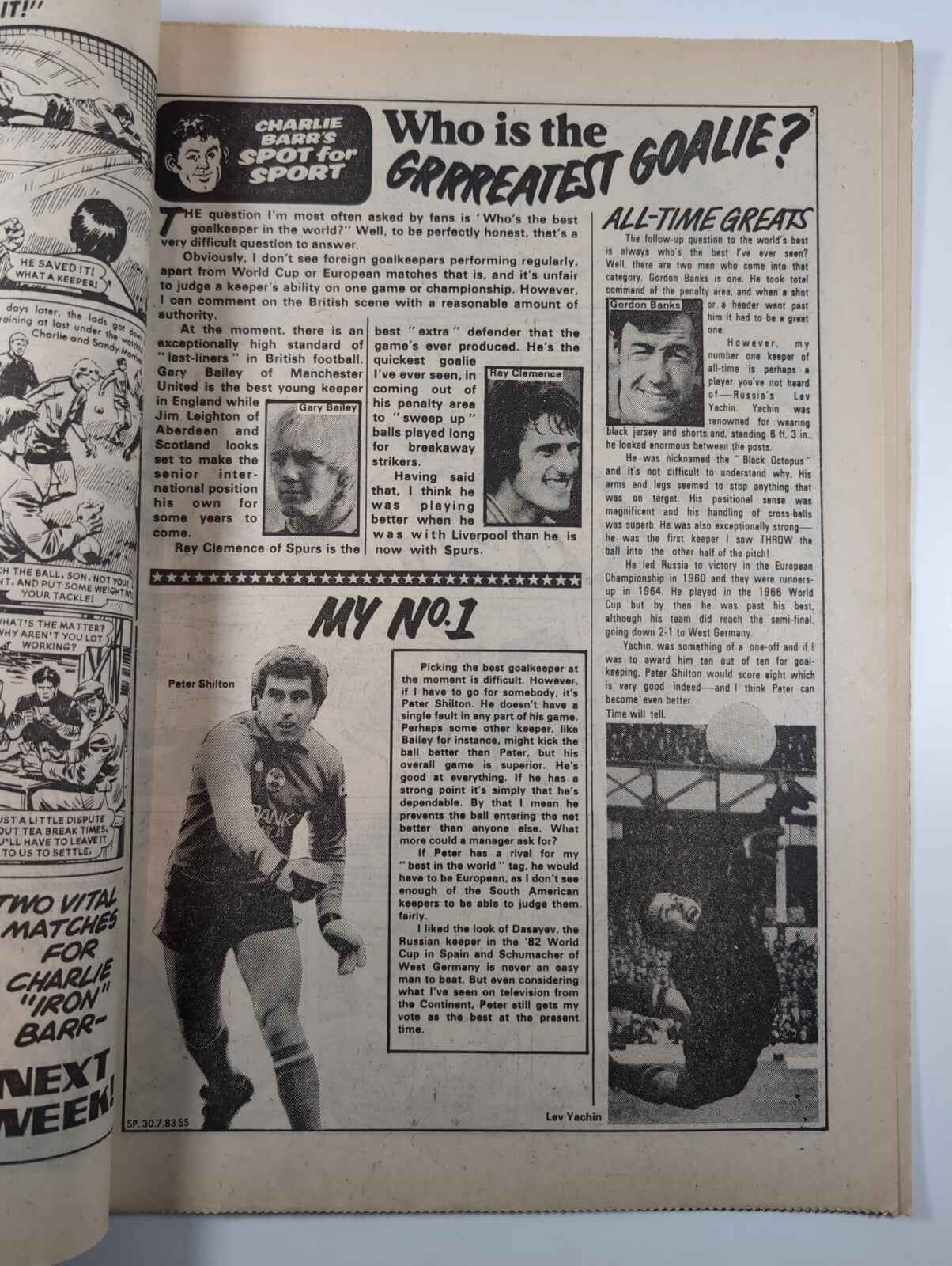 Spike Comic Issue No. 28 July 30th 1983 D.C Thomson Vintage Retro Comic