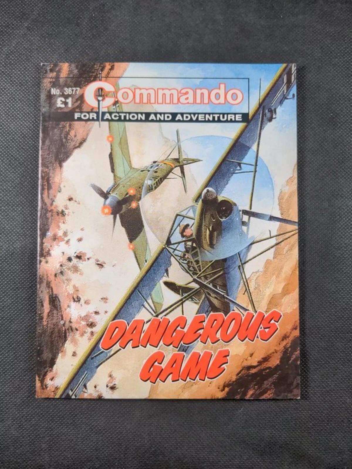 Commando Comic Issue Number 3677 Dangerous Game - Retrorama UK