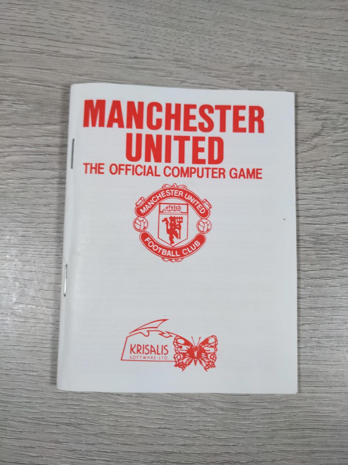 Manchester United ZX Spectrum 48K 128K Football Game Cassette Tested & Working