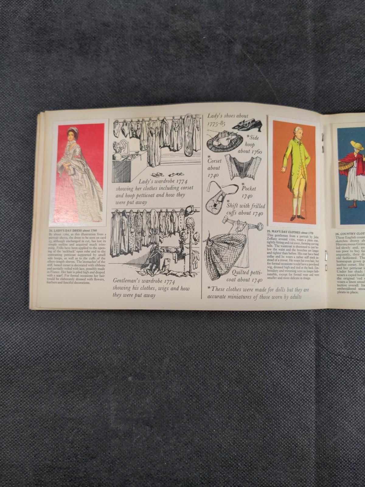 Brooke Bond Tea British Costume Picture Card Album Complete Set