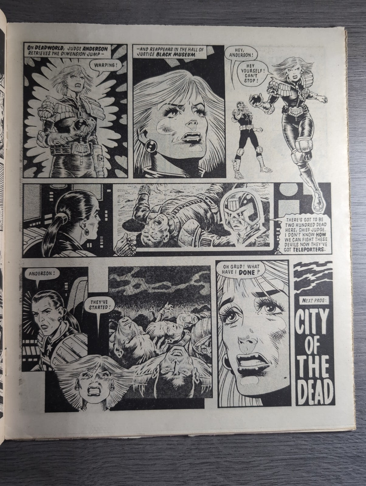 2000AD Prog 420 Featuring Judge Dread Comic 1st June 1985 Vintage Retro Comic