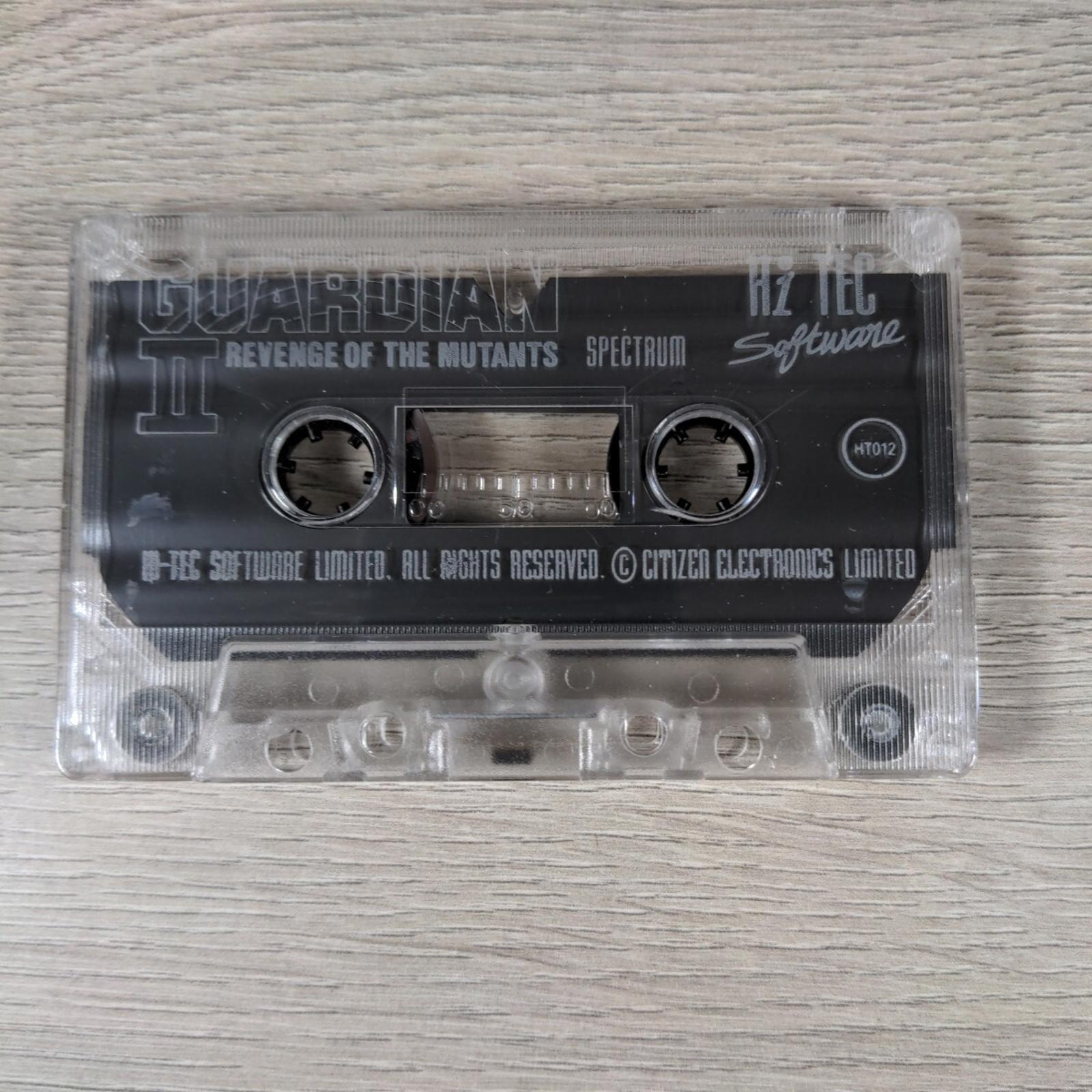 Guardian II Revenge Of The Mutants ZX Spectrum Game Cassette Tested & Working - Retrorama UK
