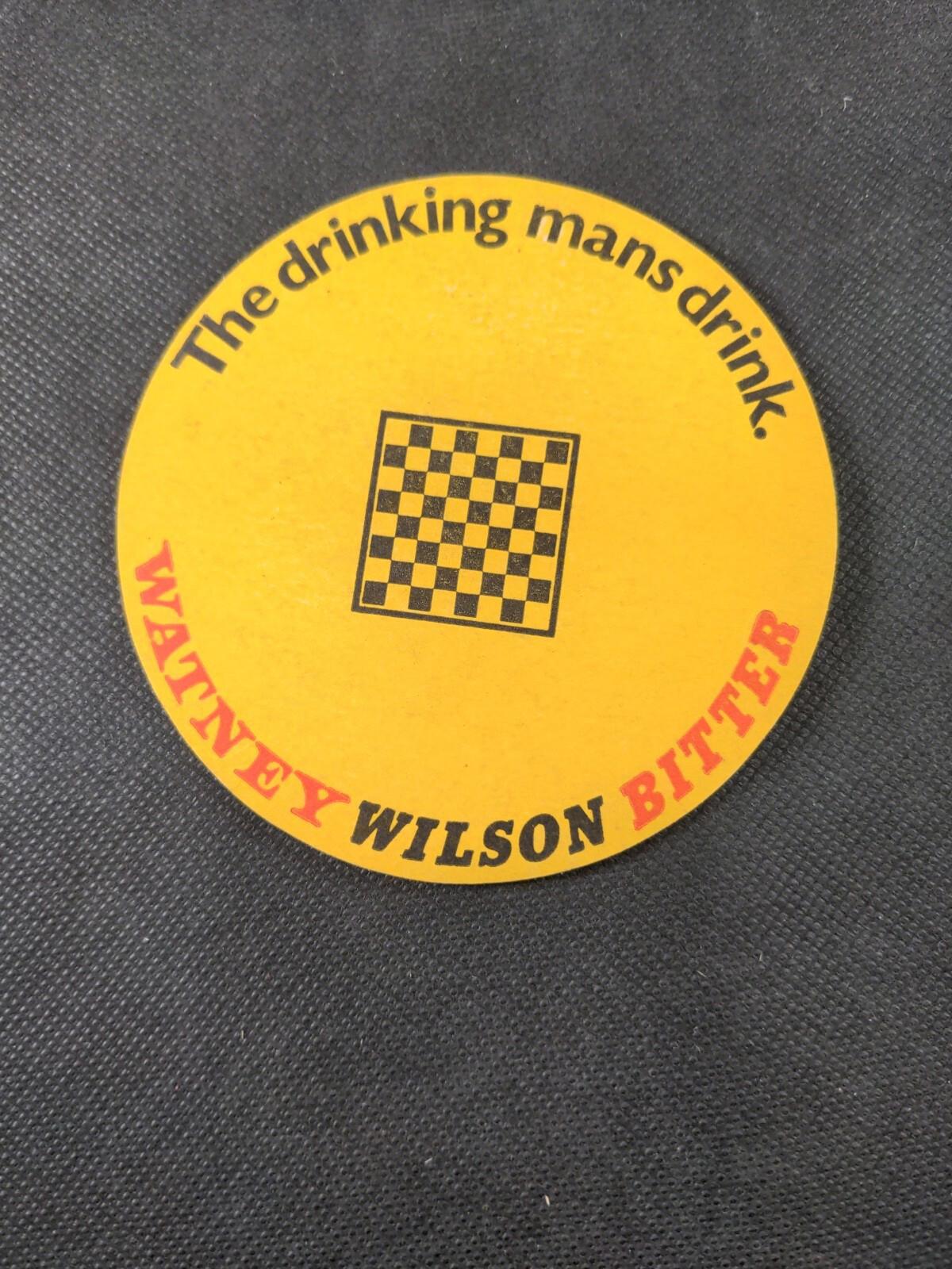 5 Vintage Beer Mats Wilsons Watneys Ale Bitter