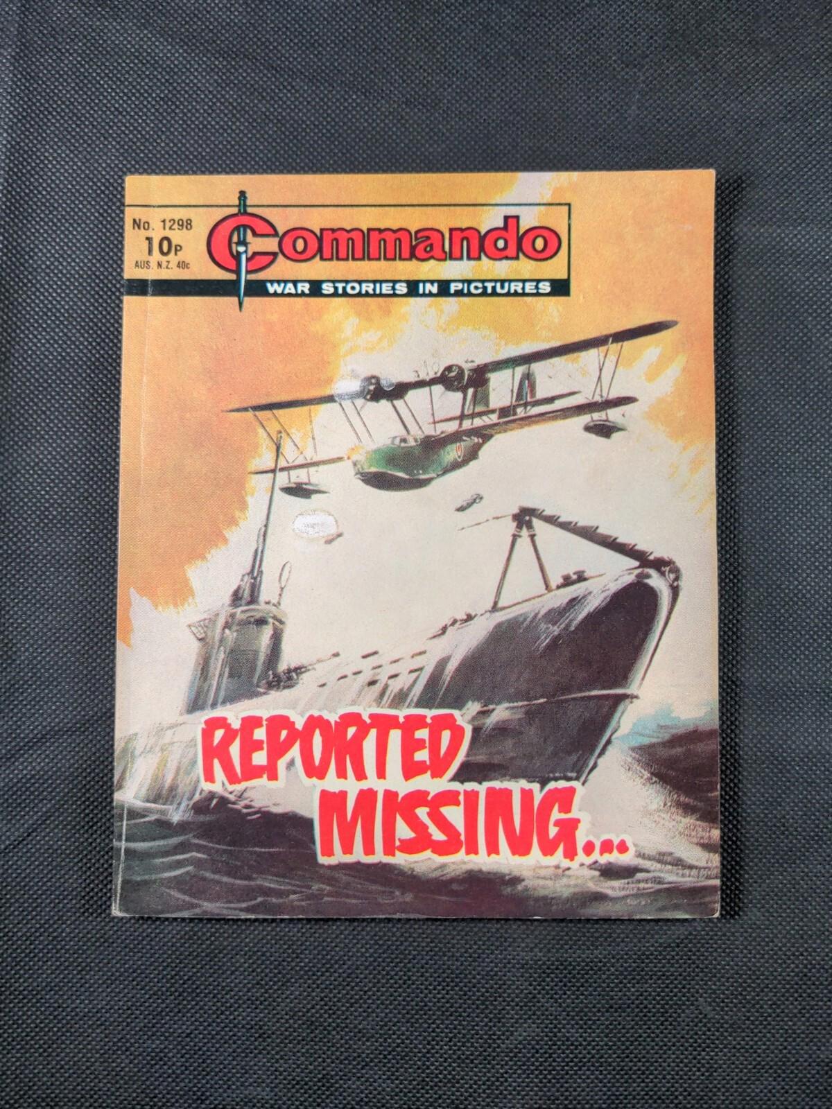 Commando Comic Issue Number 1298 Reported Missing...