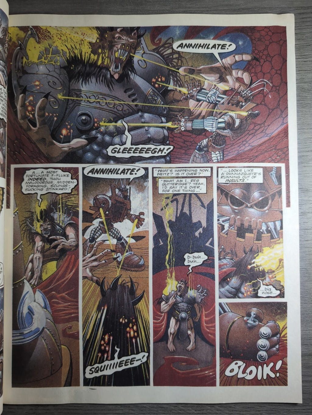 2000AD Prog 831 Featuring Judge Dredd Comic 17th April 1993 Vintage Retro Comic
