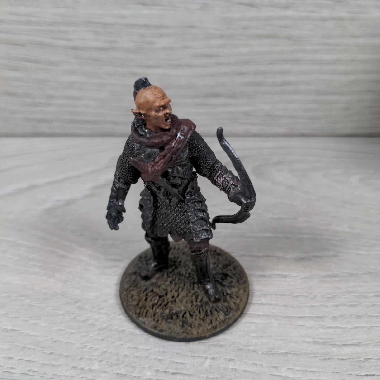 Eaglemoss Orc Archer Lord of the Rings Collectors Models Metal Figure NPL 2005 - Retrorama UK