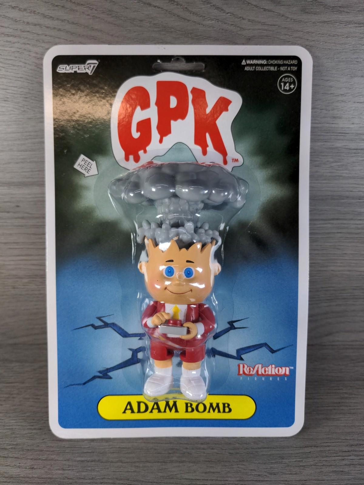 Garbage Pail Kids GPK  Adam Bomb Super7  2021 Reaction Figures