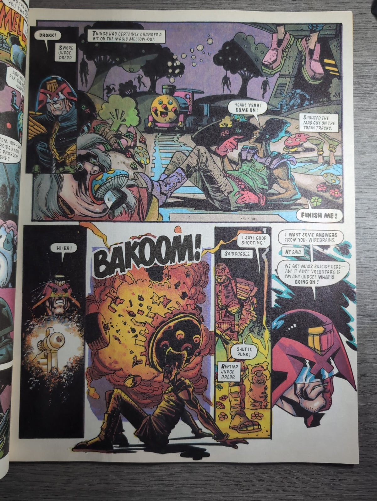 2000AD Prog 808 Featuring Judge Dredd Comic 7th Nov 1992 Vintage Retro Comic