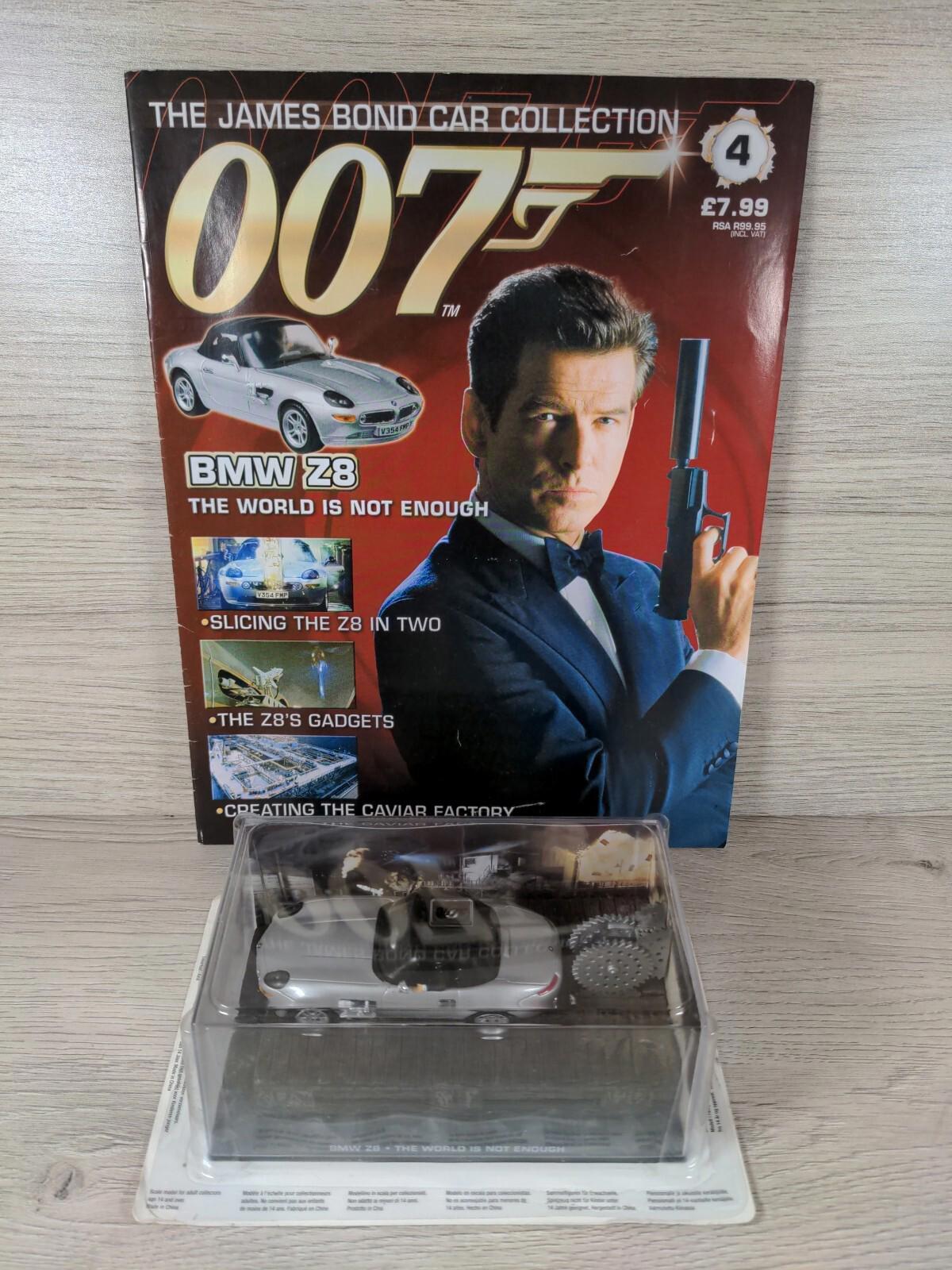 Eaglemoss: James Bond 007 BMW Z8 Diecast Car 1:43 Scale With Magazine #4