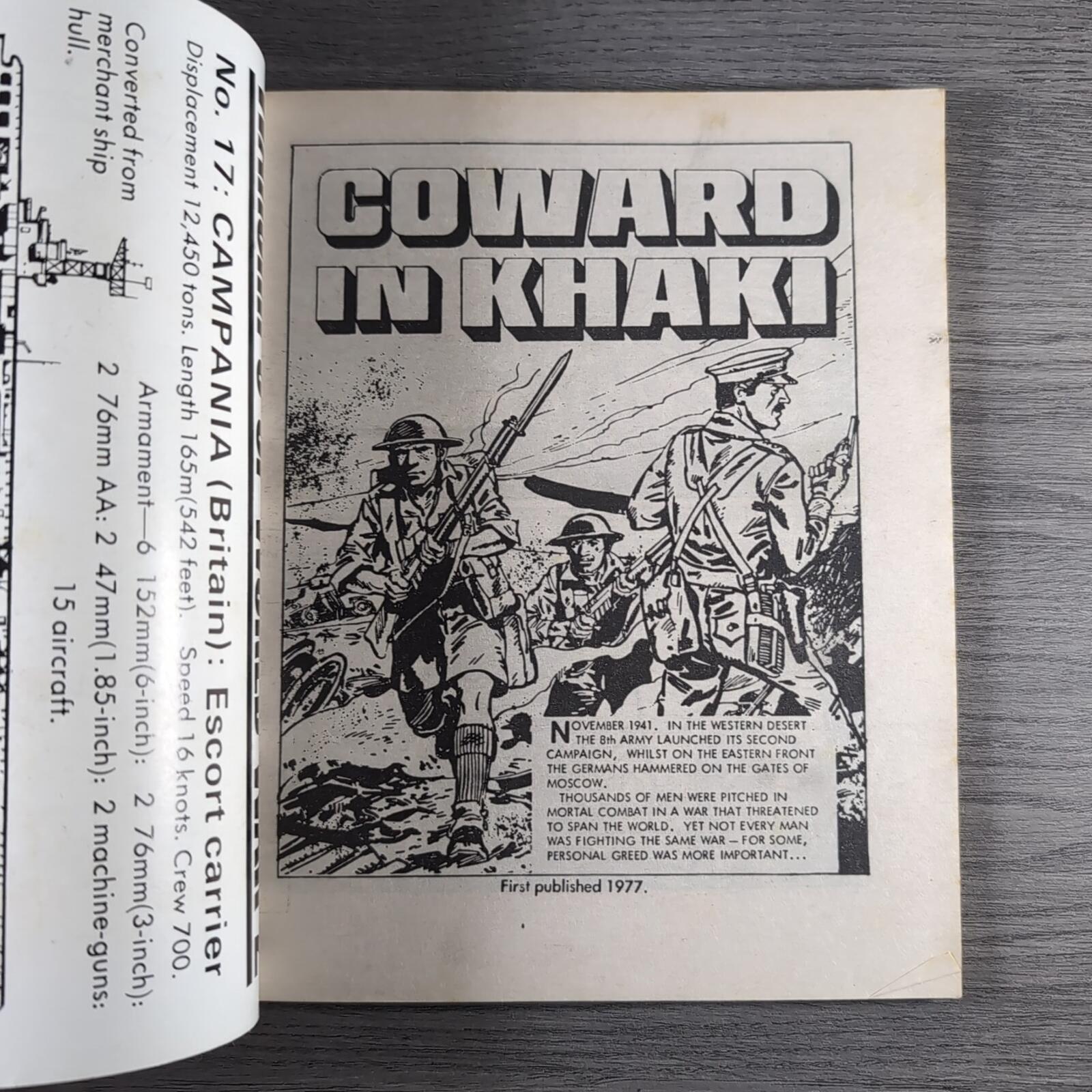 Commando Comic 2451 Coward In Khaki Vintage War Comic