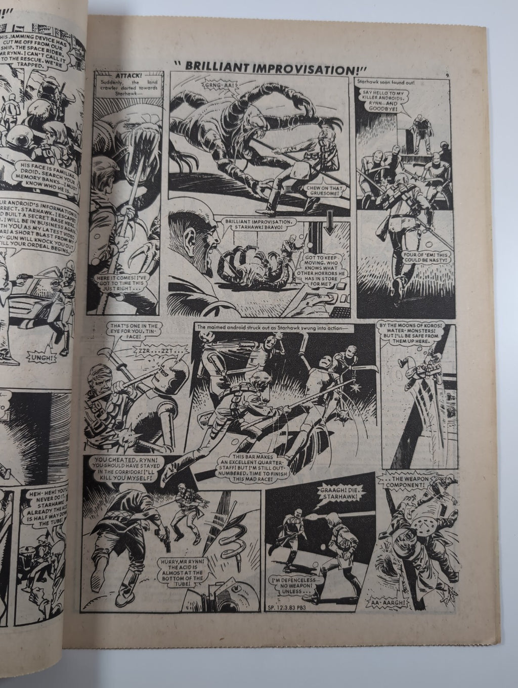 Spike Comic Issue No. 8 March 12th 1983 D.C Thomson Vintage Retro Comic