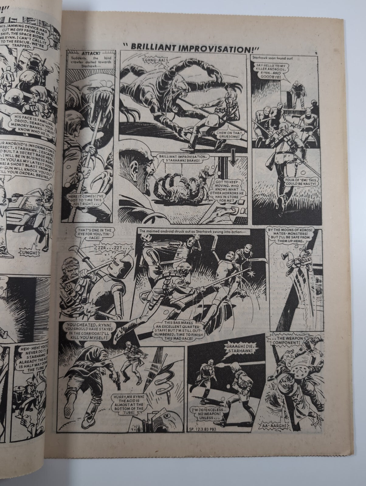 Spike Comic Issue No. 8 March 12th 1983 D.C Thomson Vintage Retro Comic