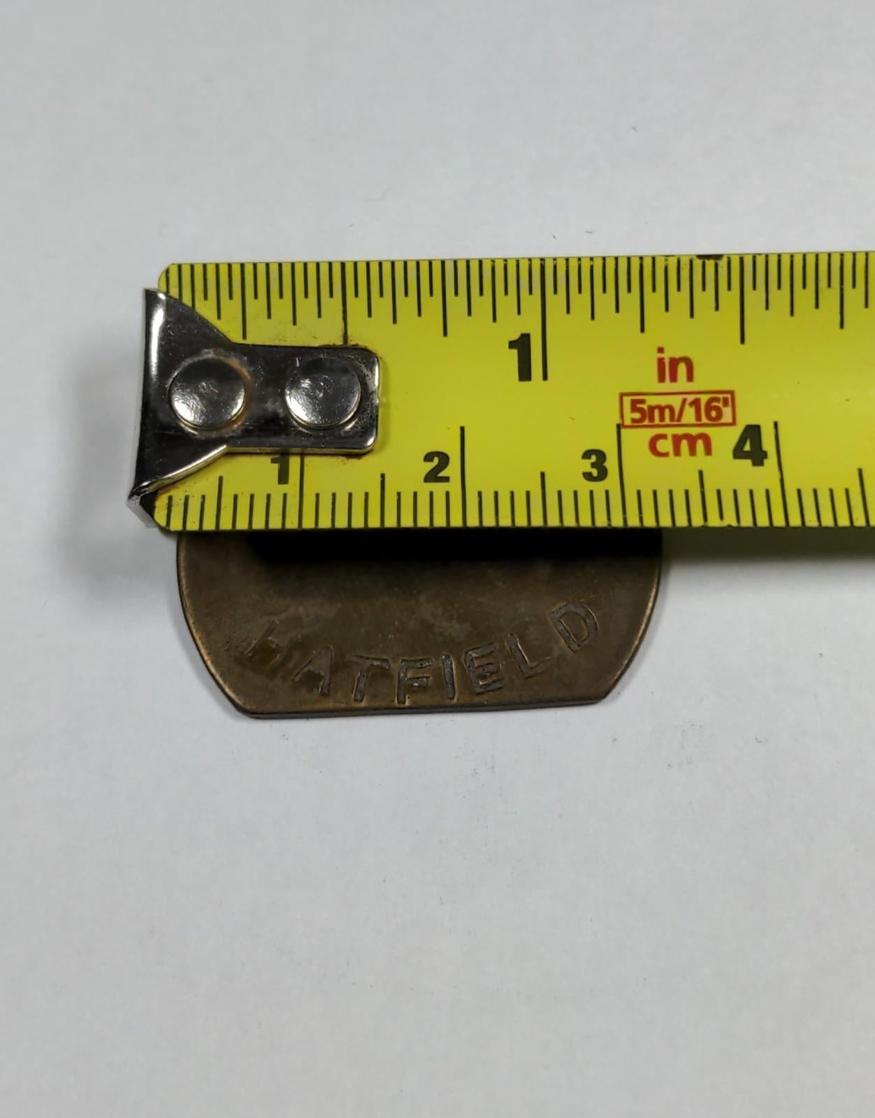 Hatfield Colliery V34 N.C.B  Brass Miners Pit Check Token Mining Memorabilia