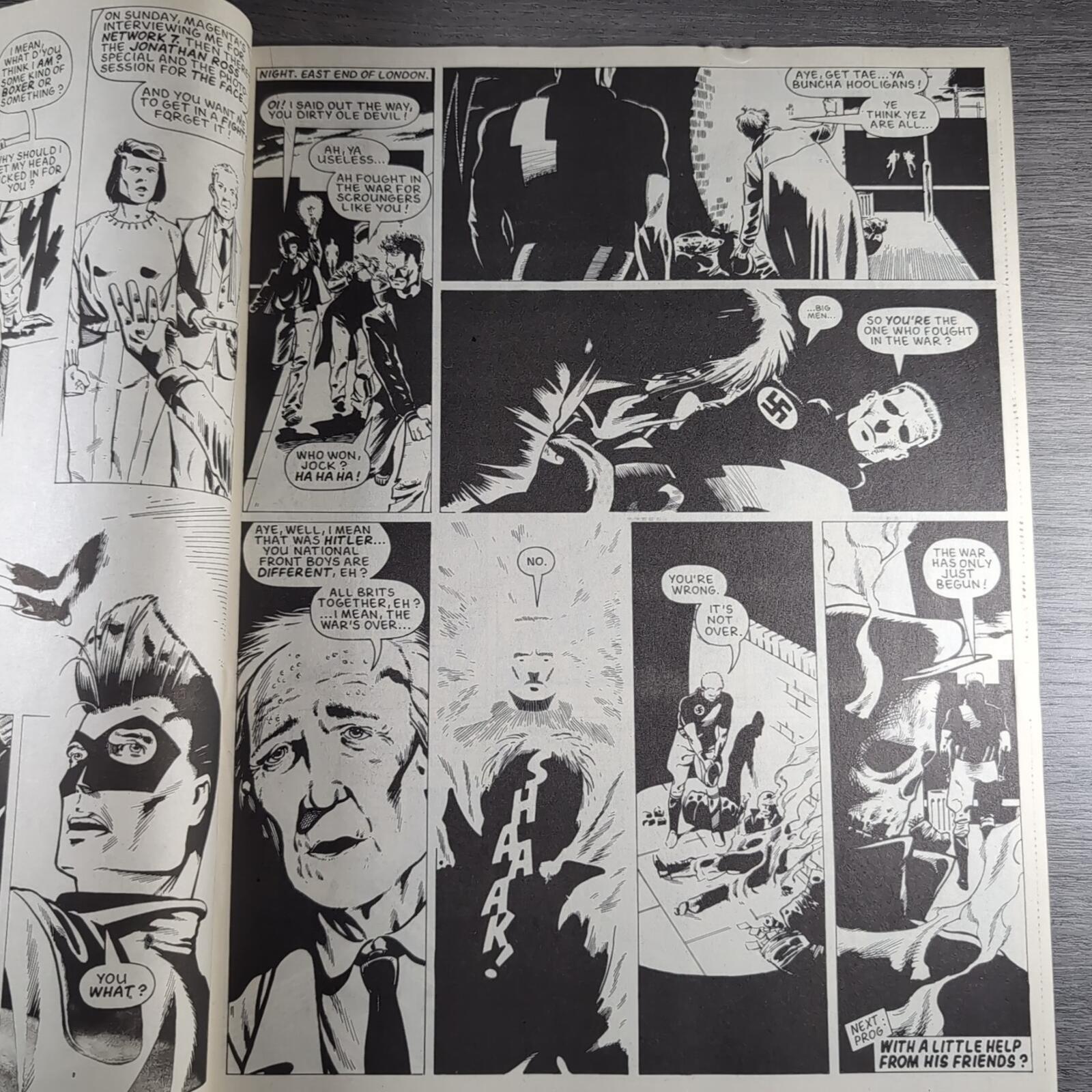 2000AD Prog 539 Featuring Judge Dredd 12th September 1987 Vintage Comic