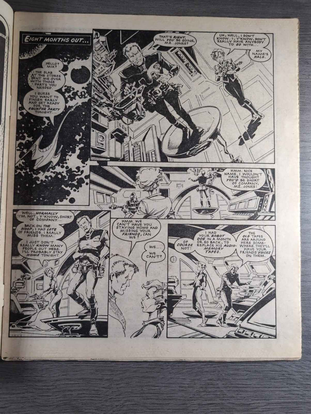 2000AD Prog 411 Featuring Judge Dread Comic 30th March 1985 Vintage Retro Comic