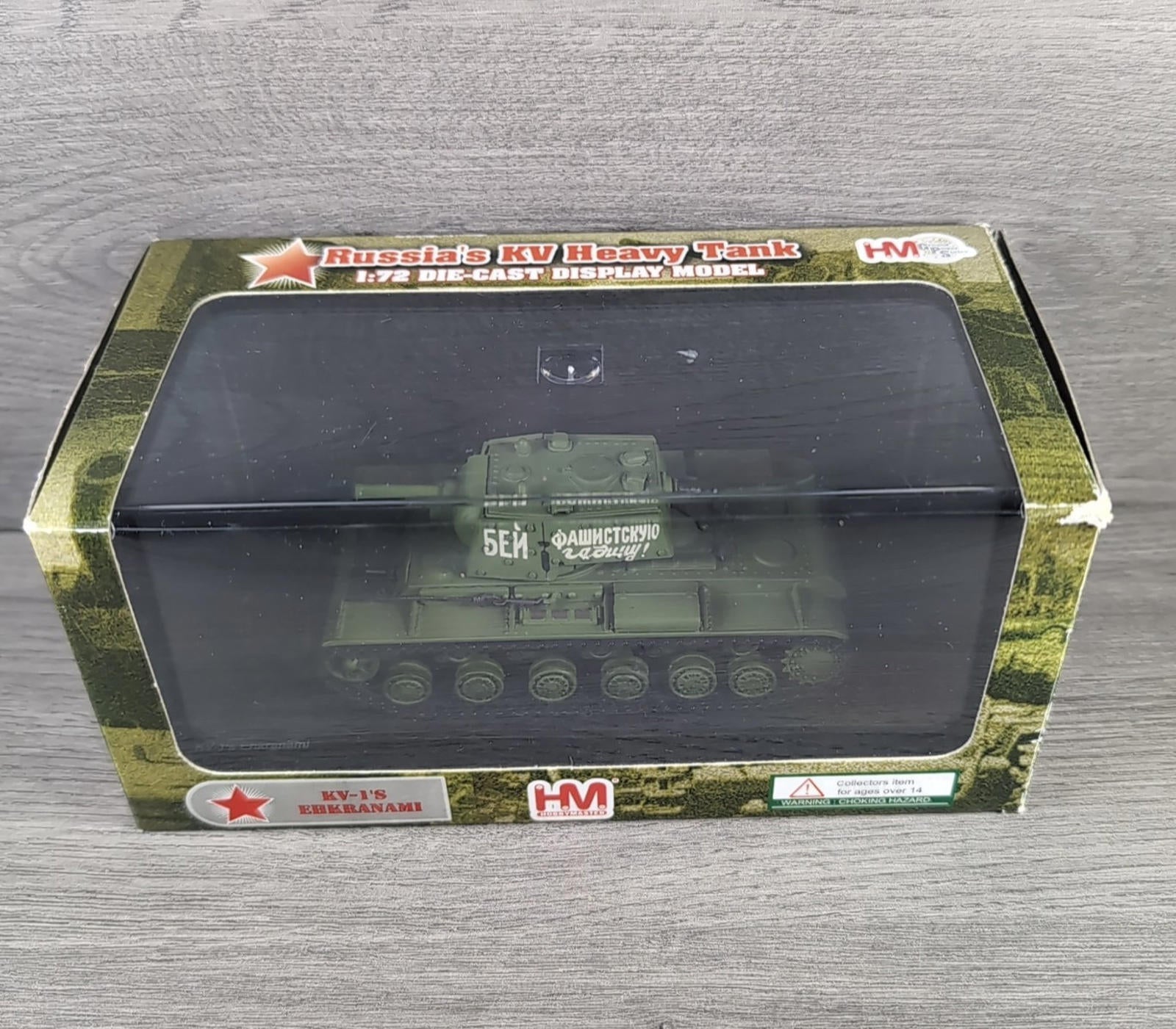 Hobby Master Russia's KV Heavy Tank 1:72 Scale Die-Cast Model HG3001