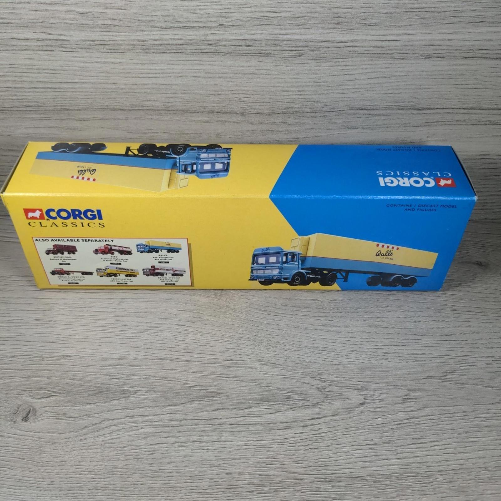Corgi Classics Walls Ice Cream AEC Refrigerated Box Trailer Set 21401 Die-Cast