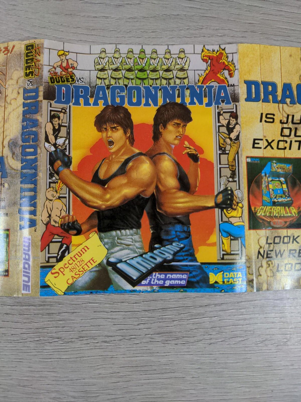 Bad Dudes Vs Dragon Ninja ZX Spectrum 48k 128k Game Cassette Tested & Working