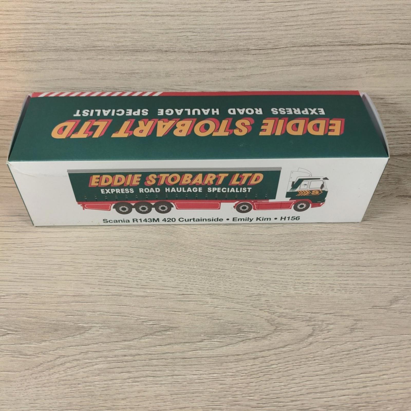 Atlas Editions Eddie Stobart Scania R143M 420 Curtainside Emily Kim H156  1:76