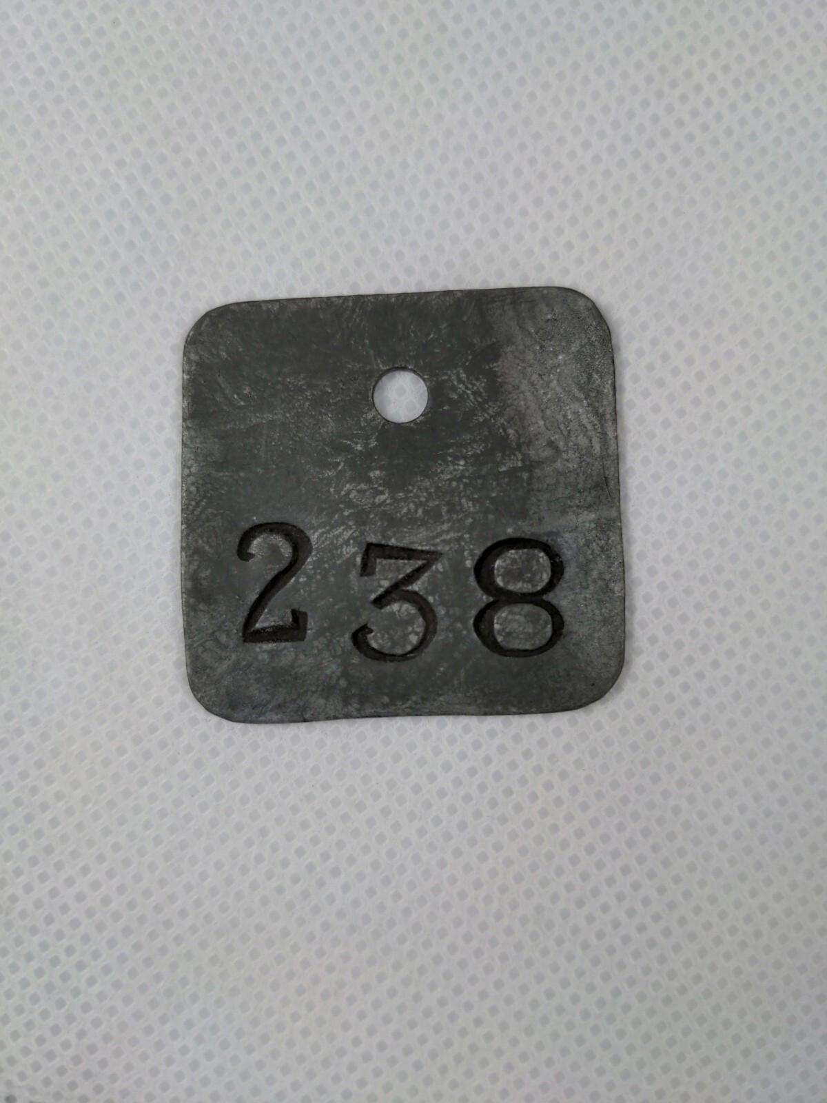Smithywood Unit No 238 N.C.B. Miners Pit Check Token Tally