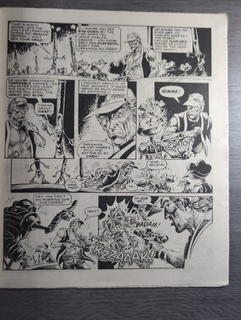 2000AD Prog 440 Featuring Judge Dread Comic 19th Oct 1985 Vintage Retro Comic