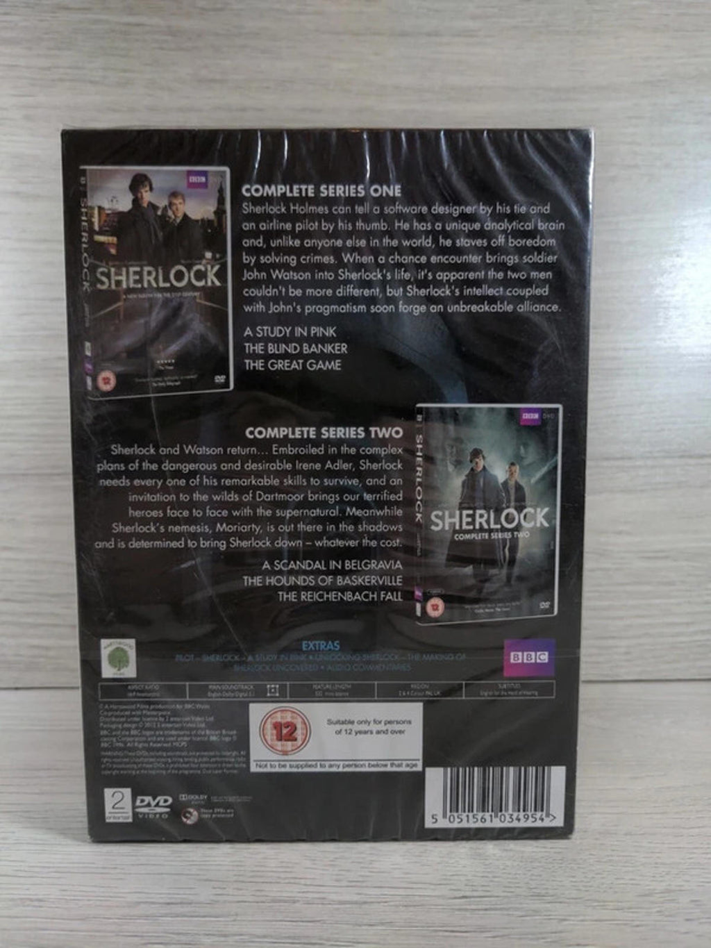 Sherlock - Complete Series 1 & 2 DVD Box Set 2012 New & Sealed
