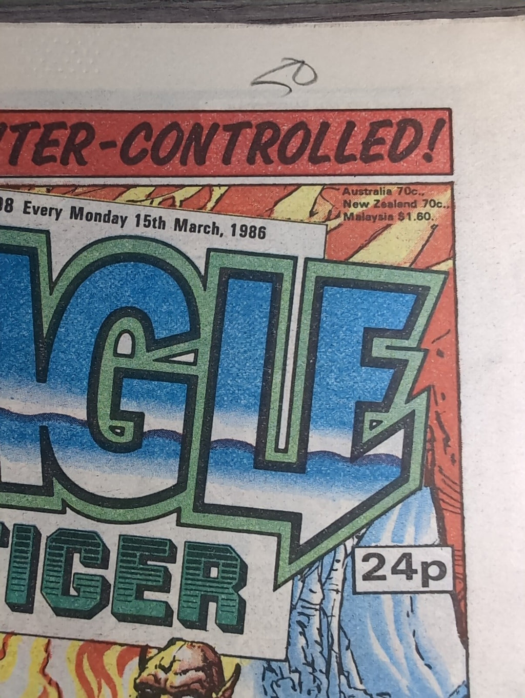 Eagle Comic Issue No. 208 15th March 1988 Vintage Retro UK Comic