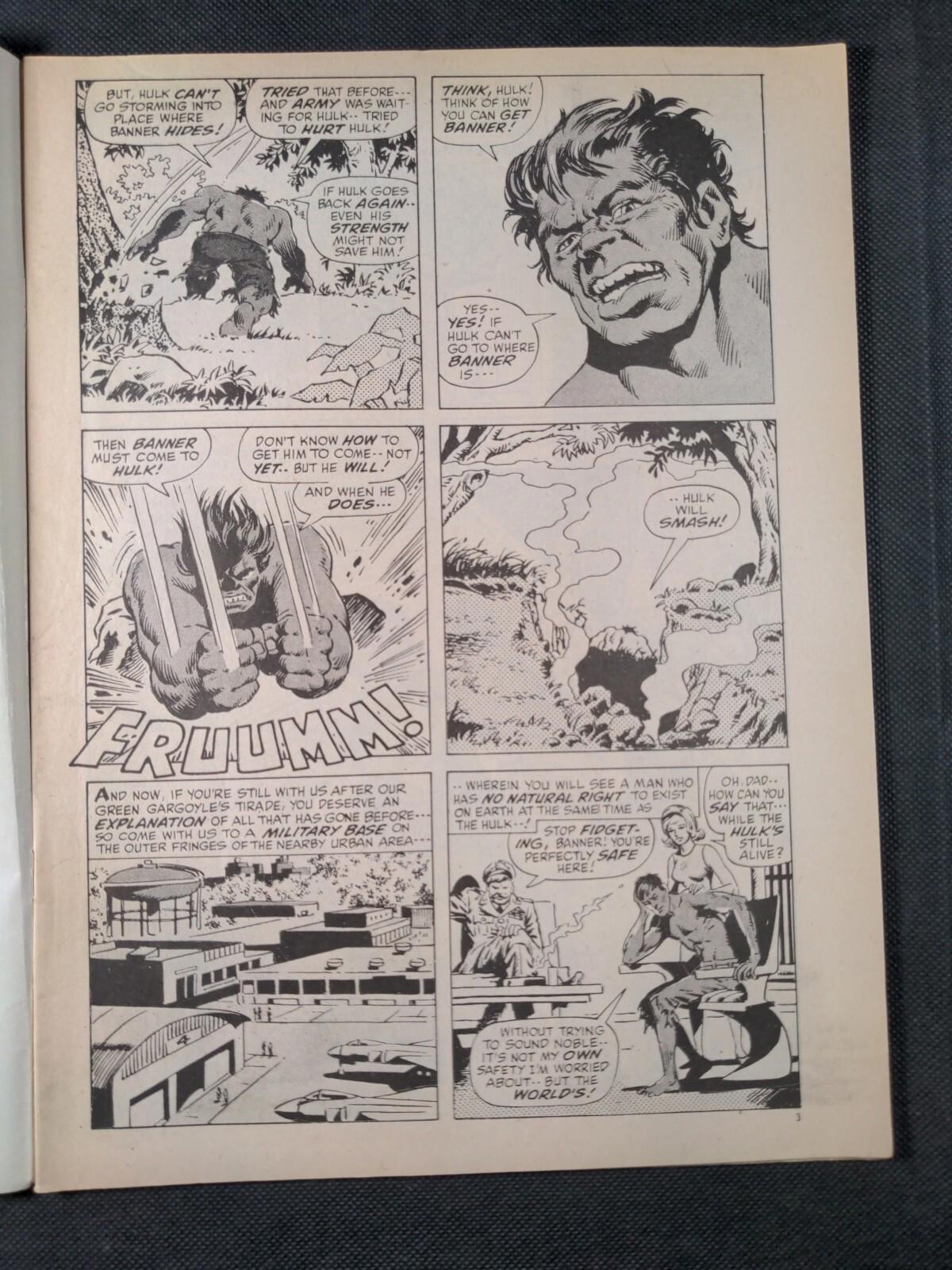 Mighty World of Marvel Issue No 93 July 1974 Marvel UK Vintage Comic
