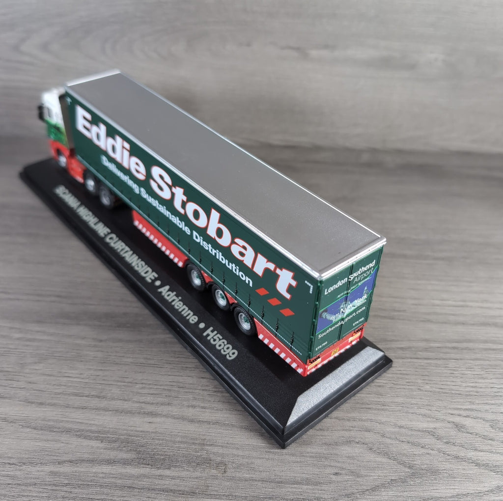 Atlas Editions Eddie Stobart Scania Highline Curtainside Adrienne H5699 1:76