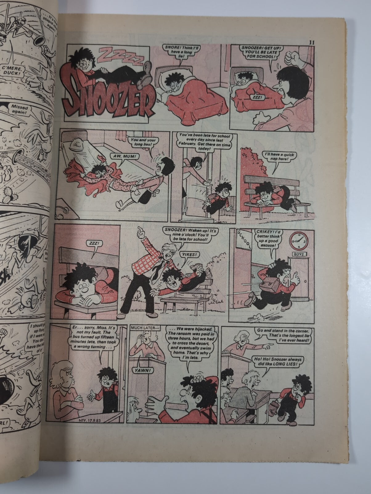 Nutty Comic Featuring Bananaman Issue No. 188 Sept 17th 1983 Vintage Retro Comic