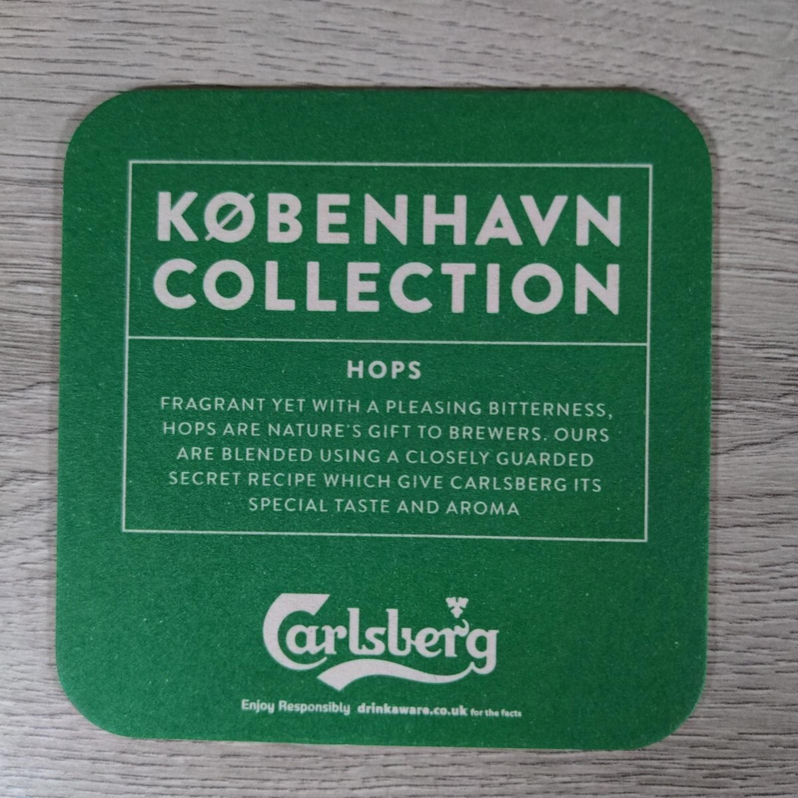 Carlsberg 4 x Vintage Beer Mats Pub Bar Coaster Breweriana - Retrorama UK