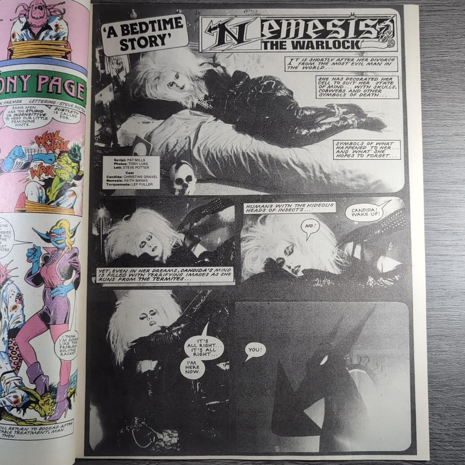 2000AD Prog 534 Featuring Judge Dredd 8th August 1987 Vintage Comic