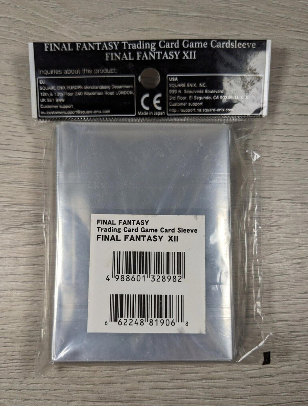 Final Fantasy Card Sleeves/Protectors Pack of 60 Sleeves - Final Fantasy XII - Retrorama UK