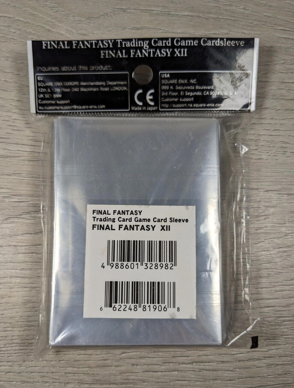 Final Fantasy Card Sleeves/Protectors Pack of 60 Sleeves - Final Fantasy XII - Retrorama UK