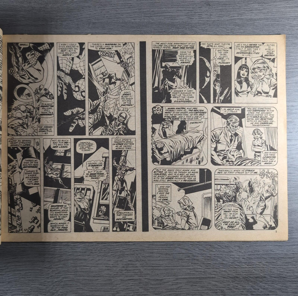 Super Spider-Man With The Super Heroes No. 182 Marvel Comics 4th August 1976