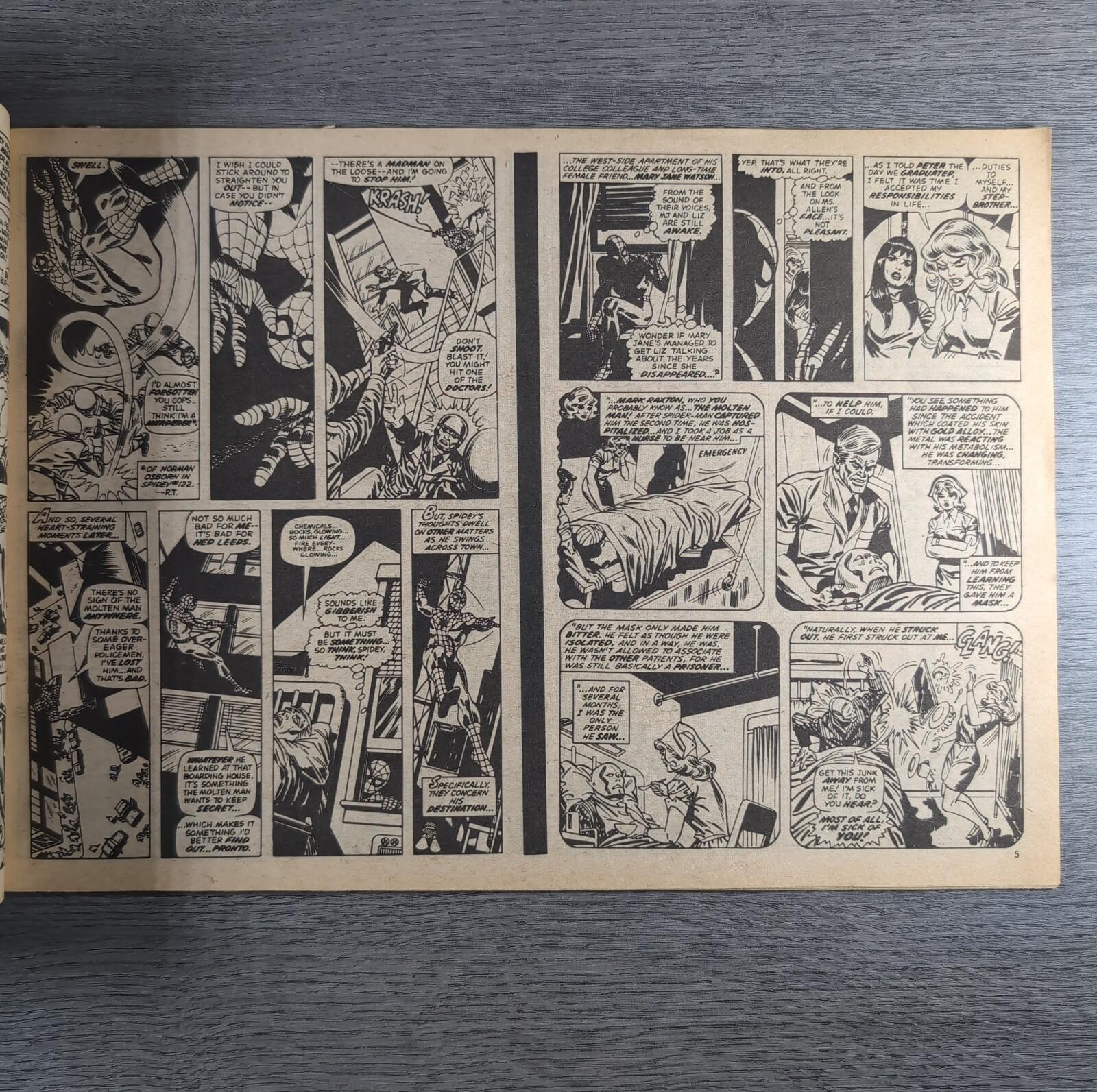 Super Spider-Man With The Super Heroes No. 182 Marvel Comics 4th August 1976